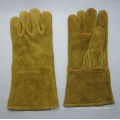 Cow Split Leather Reinforced Thumb Welted Welding Work Glove
